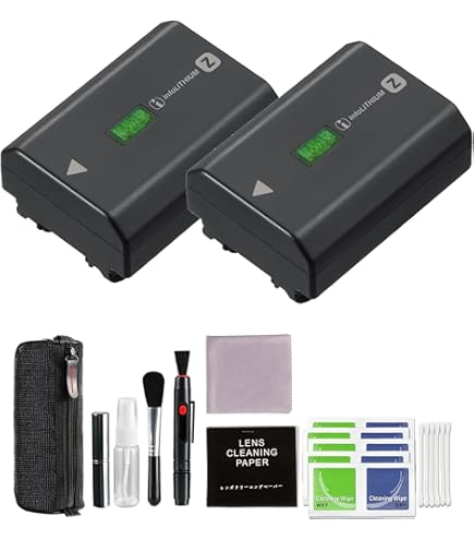 Amazon.com : 2-Pack Sony NP-FZ100 Battery for Sony Alpha a1 II, a1