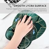 EooCoo Mouse Mat Wrist Support Ergonomic Gaming Pad Memory Foam 21.5x24.5cm view 4