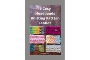 6 Cosy Headbands Knitting Pattern Leaflet