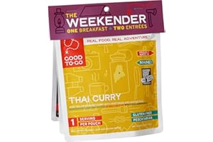 GOOD TO-GO Weekender 3-Pack | 2 Entrees + 1 Breakfast | Camping Food, Backpacking Food | Just Add Water Meals, Backpacking Meals | Dehydrated Meals Taste Better Than Freeze Dried Meals