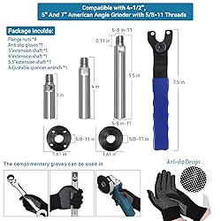 Angle Grinder Extension Shaft Rod,14pcs Angle