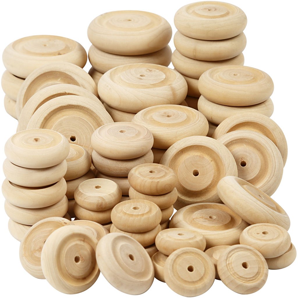 Creativ 56480 Wheel, china berry, 4x40 pcs