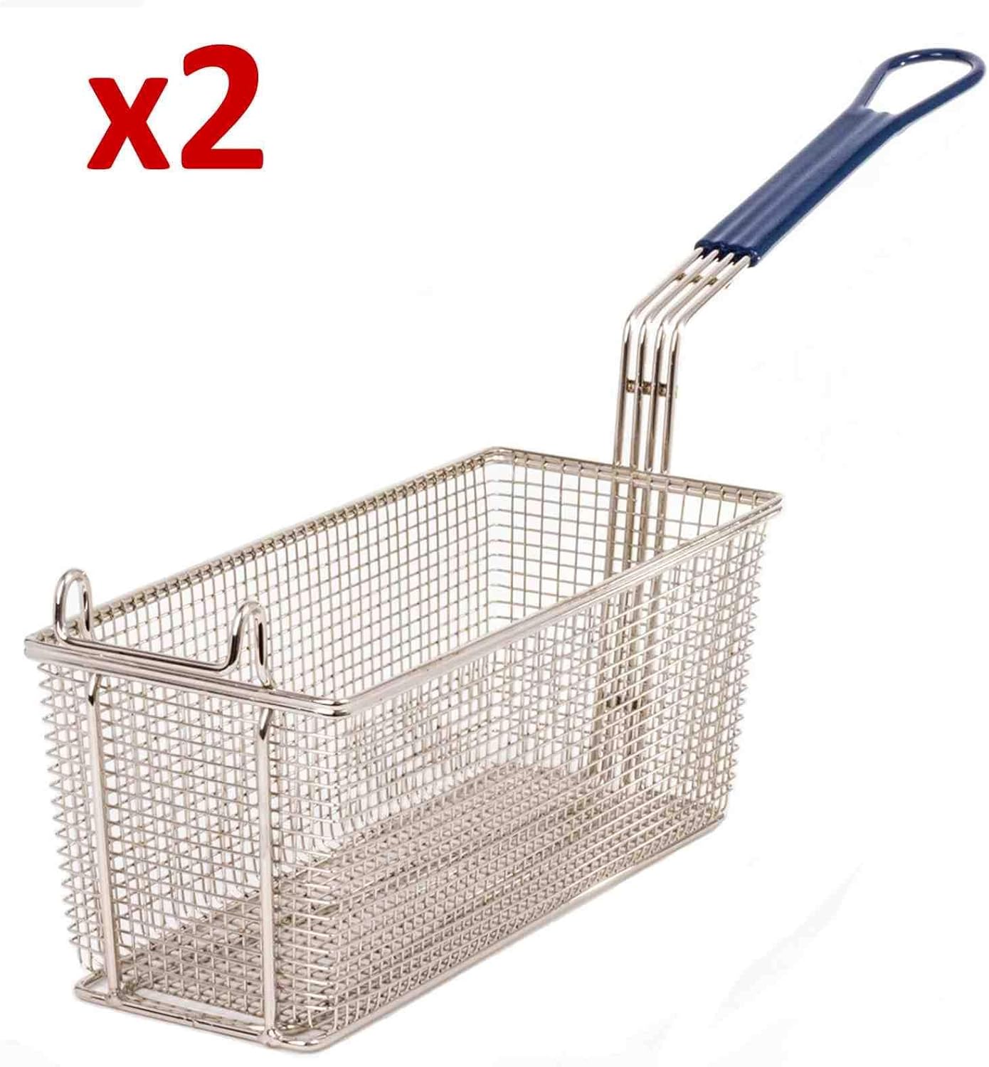 2X Frying Basket Commercial Deep Fat Fryer Chip Fish Takeaway 335x140x140mm Amazon.co.uk