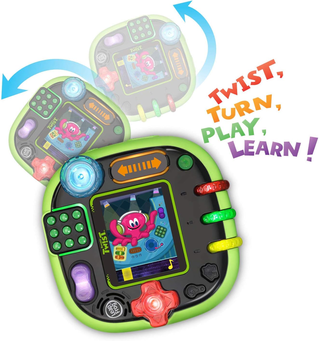 LeapFrog RockIt Twist Handheld Learning Game System, Green: Toys & Games