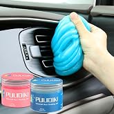 PULIDIKI Car Cleaning Gel for Car Detailing Kits Car Putty Blue Pink 2Pack | Auto Detailing Tools Car Interior Cleaner Car Cleaning Slime Car Accessories Keyboard Cleaner