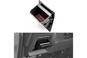 CarQiWireless Interior ABS Black Fuse Box Coin Container Inner Storage Tray Compatible with Subaru XV Crosstrek Forester Outback Legacy Impreza WRX STI Accessories