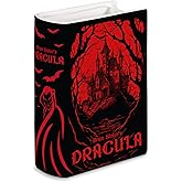 Steel Mill & Co Original Large Book-Shaped Decorative Vase, Ceramic Vases for Home Decor, Cute Gothic Bookshelf Decor, Unique Vase for Book Lovers, Dracula