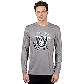 Ultra Game NFL Mens Long Sleeve Crew Neck Tee Shirt
