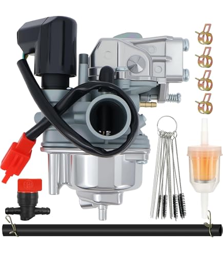 thumbnail image 2 of Carburetor For Yamaha Zuma YW50 Scooter Moped 2002-2011 (2002 2003 2004 2005 2006 2007 2008 2009 2010 2011) BER103980 2 of 6