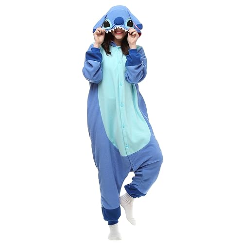 Wishliker Adult Onesie Animal Pajamas Halloween Cosplay Costumes