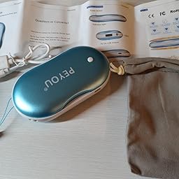 PEYOU Calentador de Manos USB Recargable, 7800mAh/5200mAh [ con ...