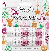Chap-Lip Lip Balm 100% Natural Lip Balm Set - Beeswax Natural Christmas Gifts for Her - Ideal Gift for Women - Lip Moisturizer for Dry Lips, Cocoa Butter - Cranberry Spritz, Pack of 2