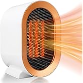 Space Heater for Indoor Use, AngKng 1200W Portable Heaters for office, Small Electric Heater Under Desk, Portable Space Heate