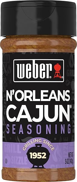 WEBER N’ORLEANS CAJUN SEASONING, 5 OZ