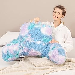 Hobed Life Cozy Fur Backrest Pillow with