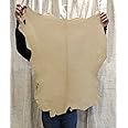 TruBlu Supply Real Tanned Braintan Deer Suede Leather Hide - Native Crafts 4-5 SQ Ft (2-3oz)