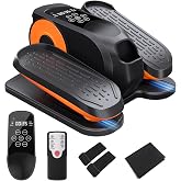 Under Desk Elliptical Machine,Foot Exerciser for Seniors Fully Assembled, Quiet &amp; Portable Electric Seated Pedal Exerciser with Remote Control &amp; 12 Adjustable Speeds