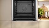 Neff N50 Slide&Hide Single Oven A+ Black with Steel Trim view 11