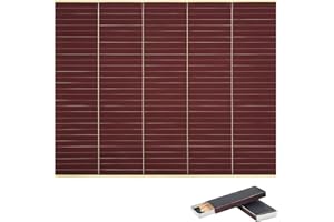 NEWCOMDIGI Self Adhesive Match Striker Paper 21x27cm, Sheet of Match Striker Paper with Honeycomb Pattern for Emergency Fire Starter