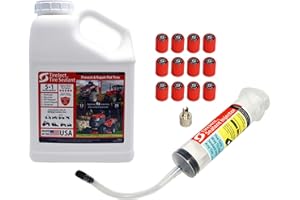 TireJect 5-in-1 Off-Road Tire Sealant - Gallon Kit to Repair and Prevent Flat Tires (applicate up to 16 ATV Tires, Large Tractors, Farm Equipment & More!)