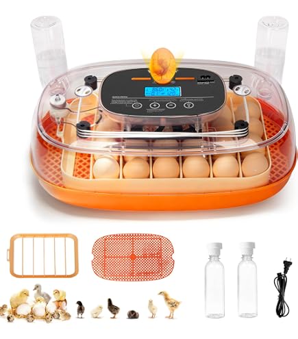 孵化卵用インキュベーター Incubators for Hatching Amazon.com: 18-33 Egg Incubator for Hatching Eggs, Automatic Egg