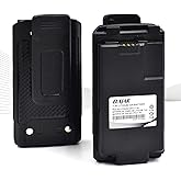 ROWSHEP (2-Pack) 7.4V 1600mAh Li-ion Rechargeable Battery Pack Fits Quansheng UV-K5 UV-K6 Two-Way Radio Walkie Talkie, Compatible with BPK5 UVK5 UVK6 P/N for Extended Field Communication