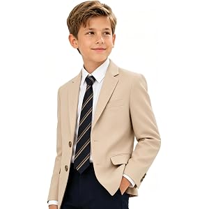 Blazers for Boys Formal Suit Jacket Summer Sport Coat School Uniform | Kids Stylish Jacket Formal Slim Fit Suit Blazers Teen