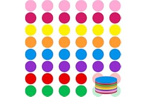 IKAYAS Classroom Floor Dots 6Inch Vinly Floor Stickers Removable Dot Stickers for Kids, Waterproof Adhesive Dots Floor Decals for Preschool and Kindergarten Elementary Teachers