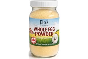 Whole Egg Powder 100g – PRODUCT OF CANADA- High-Protein, Pasteurized & Easily Rehydrated for Baking, Cooking & Meal Prep – Id