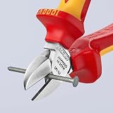 Knipex Diagonal Cutter 140 mm Chrome-Plated Insulated VDE 70 06 140 view 6