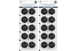 LP RFA-67 RFA-67D-11 Pet Collar Replacement Batteries, 20 Pack 6 Volt Lithium Battery Compatible with PIF-300 RF300 PIF-275-19 PRF-3004W PUL-250