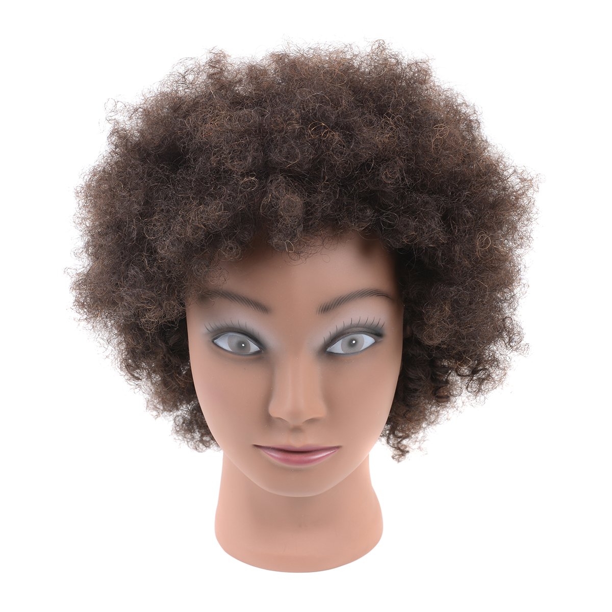 afro textured mannequin head