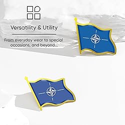 North Atlantic Treaty Organization Flag Lapel Pin