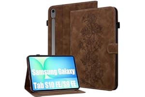 Vaitasy Case for Samsung Galaxy Tab S10 FE 2025 / S9 FE 2023 10.9-inch Case with Multi-Angle Viewing Stand Function and Card 