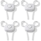 Safety 1st OutSmart™ Flex Lock, White, 4 Pack