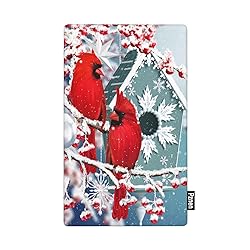 Pznen Light Switch Cover Plate, Cardinal Winter