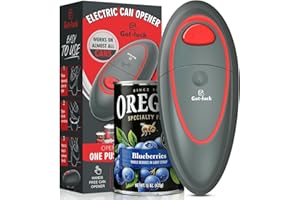 ROYALSELLPRO One Touch Electric Can Opener with Smooth Edge, Kitchen Gadget Automatic Can Opener for Seniors with Arthritis, Food Safety Battery Operated Can Opener for Almost All Can Sizes
