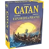 Catan Explorers and Pirates Board Game Expansion | Board Game for Adults and Family | Adventure Board Game | Ages 12+ | for 3
