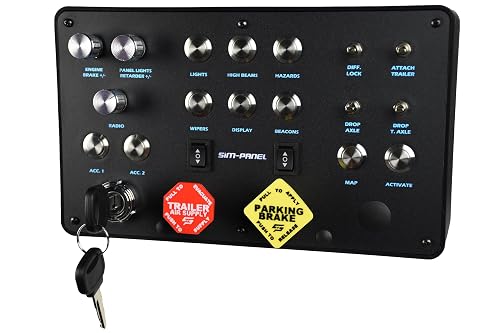 Sim-Panel Classic 2 Button Box for ATS/ETS2 (American Truck Simulator ...