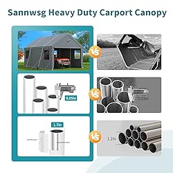 10x20FT Heavy Duty Carport Canopy,Extra Large