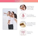 Print Maniacs Personalised Photo Canvas for Women Birthday Gift view 5