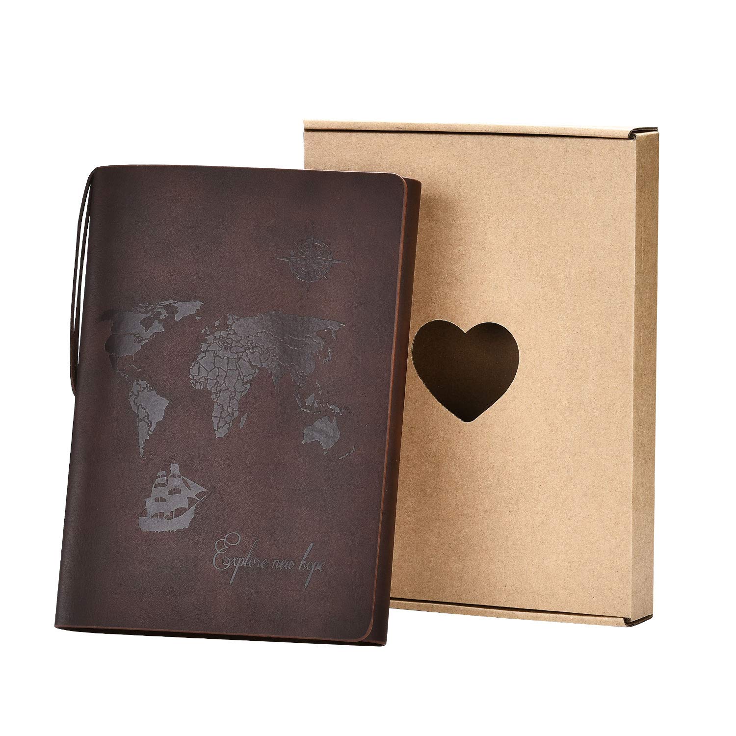 Album Di Nascita Con Diario - 23x30 Cm, 56 Pagine Bianche + 4 Pagine Personalizzabili, Con Fiocco Rosa