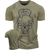 Gymish Lifestyle Gym Reaper Skull Funny Sayings Lifting Inspirational T-Shirt