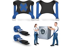 NOCOEX Moving Straps Heavy Duty - 2-Person Lifting and Moving System with Back Support - Shoulder Lifting Straps for Easily &