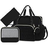 Yorige Diaper Tote Bag for Baby 6pcs, Large Mom Hospital Bags with Changing Pad Pacifier Case for Labor Delivery Boy Girl