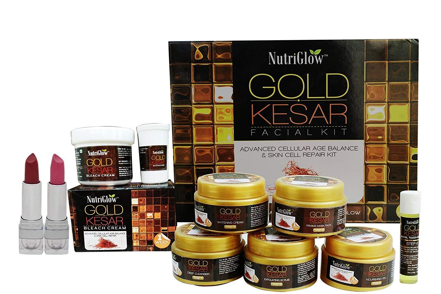 gold kesar facial kit