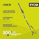 Ryobi ONE Plus 18V OPT1845 Cordless Pole Hedge Trimmer 45cm Blade (Body) view 3