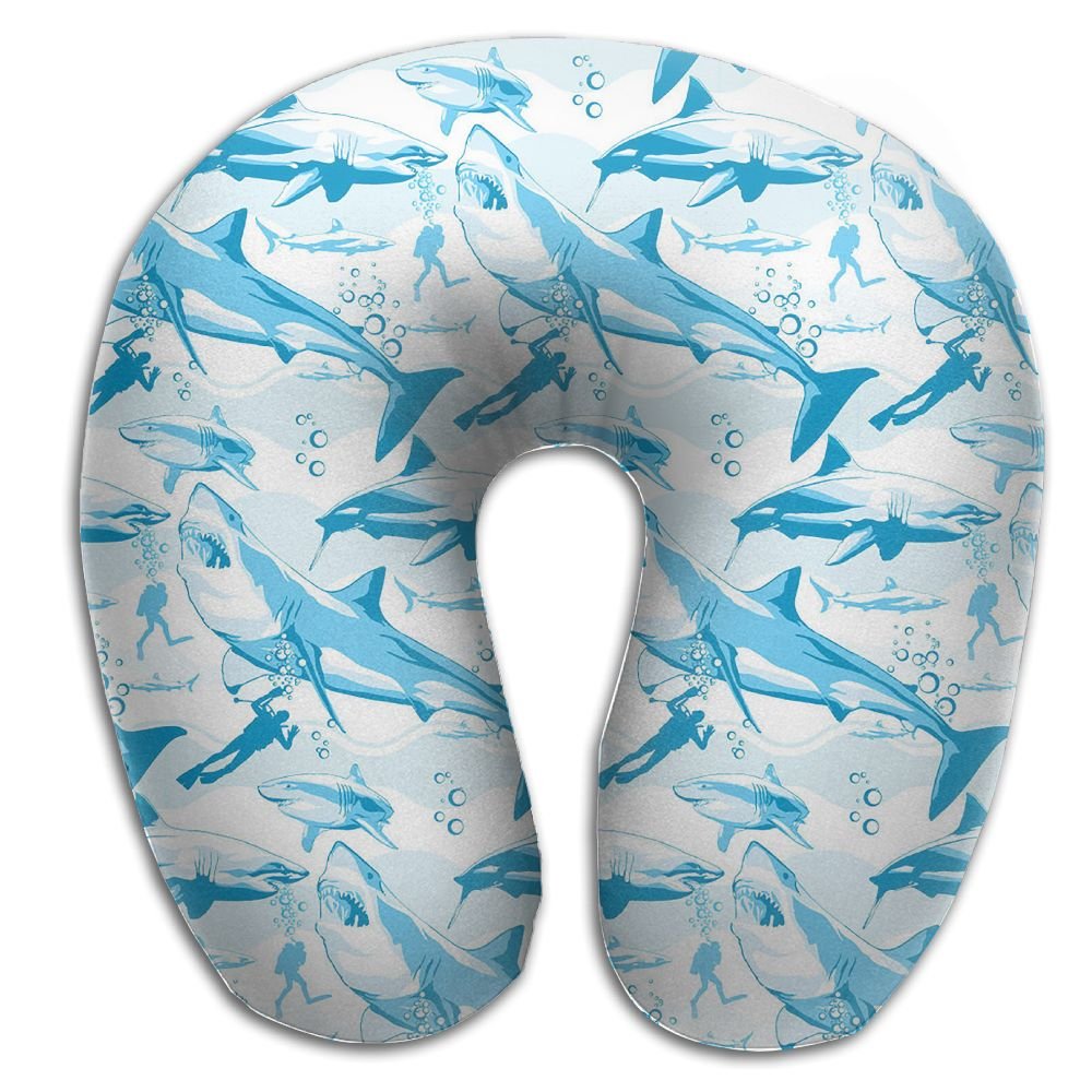Amazon Com Gkf U Shaped Pillow Neck Shark Tank Travel