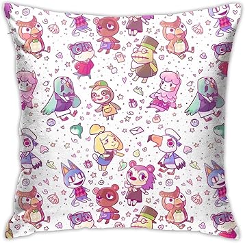 Amazon Com Ffliz4fl Animal Crossing Pattern Fashion Pillow Set