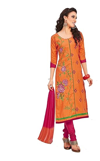 Oomph! Womens Cotton Dress Material